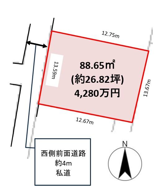 さいたま市大宮区上小町の売土地