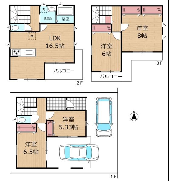 さいたま市北区櫛引町２丁目の中古一戸建
