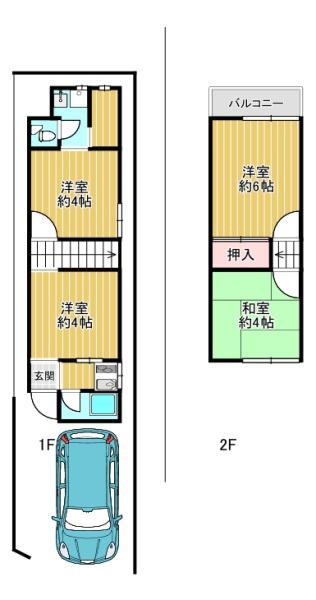 摂津市鳥飼下３丁目の中古テラスハウス