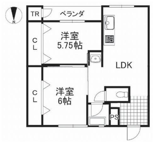 城第一マンション　204号室