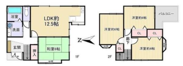 高槻市須賀町の中古一戸建て