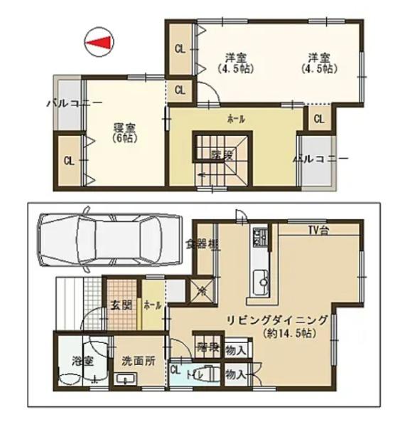 高槻市川添１丁目の中古一戸建て