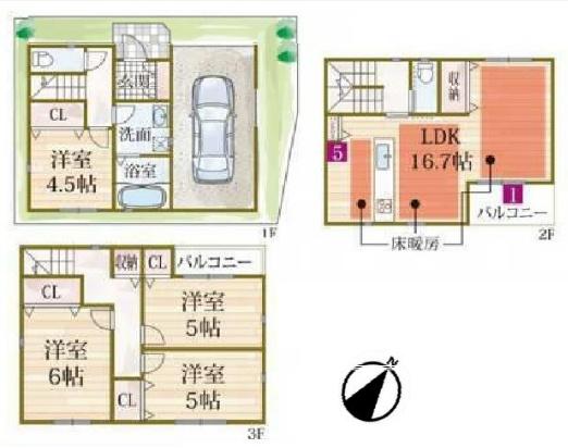 高槻市芝生町１丁目の新築一戸建