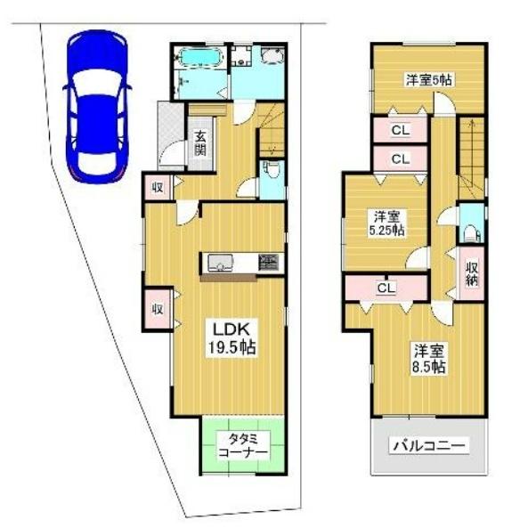 茨木市上野町の新築一戸建