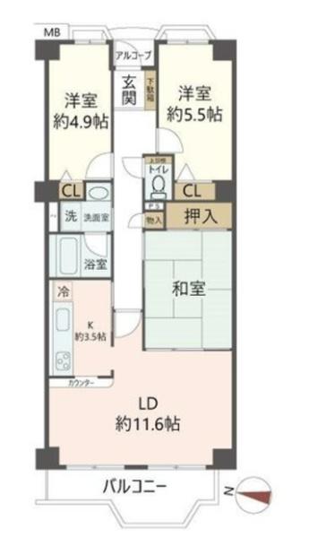 藤和コアティ高槻ハイタウンＤ棟