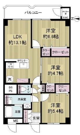 ダイヤシヤトー千里　６F