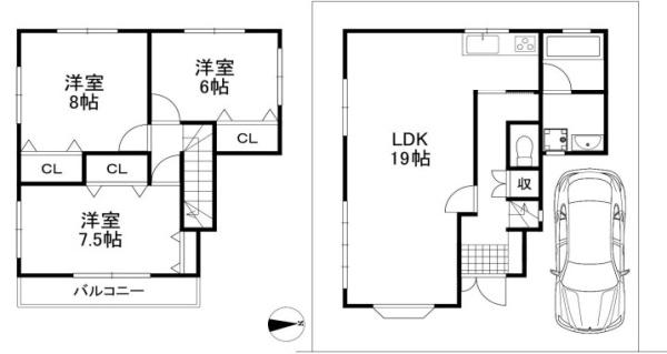 高槻市大塚町４丁目の中古一戸建て