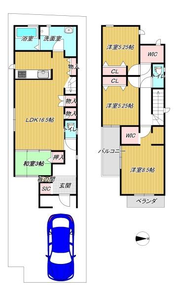 茨木市鮎川４丁目の新築一戸建