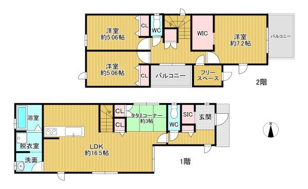 茨木市鮎川４丁目の新築一戸建