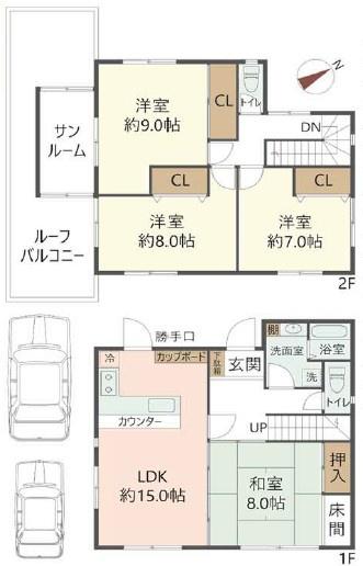 茨木市山手台５丁目の中古一戸建て