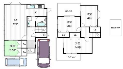 茨木市上野町の中古一戸建て
