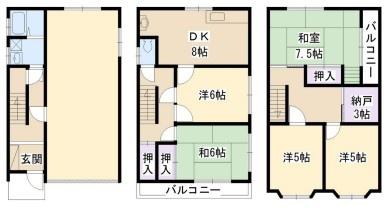 摂津市一津屋２丁目の中古一戸建て
