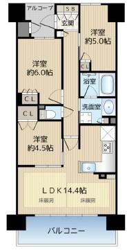 パークナード・ドレーン茨木さわらぎ　13階