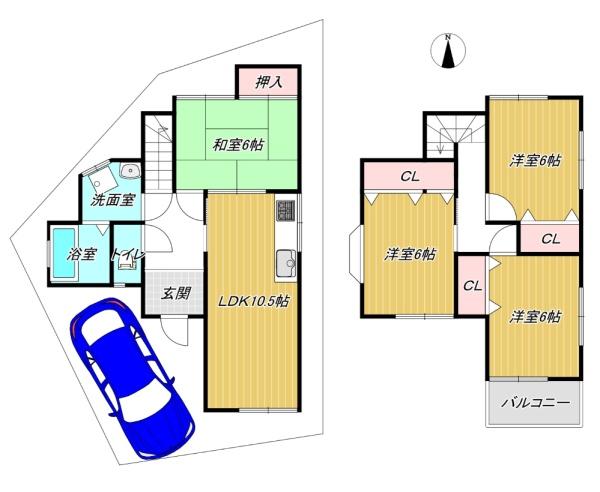 茨木市西福井１丁目の中古一戸建