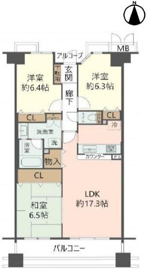 ジオ茨木学園町三番館