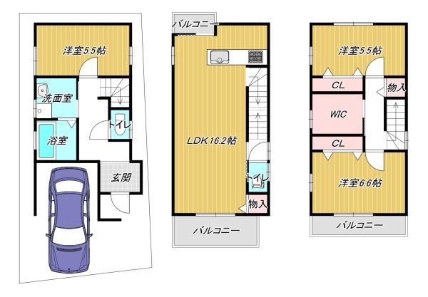 高槻市古曽部町1丁目の新築一戸建