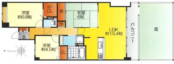 ローレルコート茨木桜通り　108号室