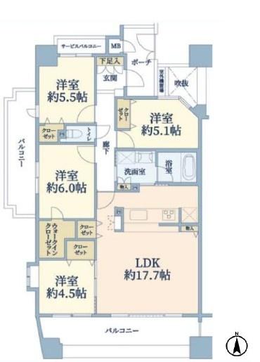 ダイアパレス茨木　603号室