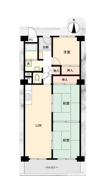 茨木春日丘グリーンハイツＡ棟　５階