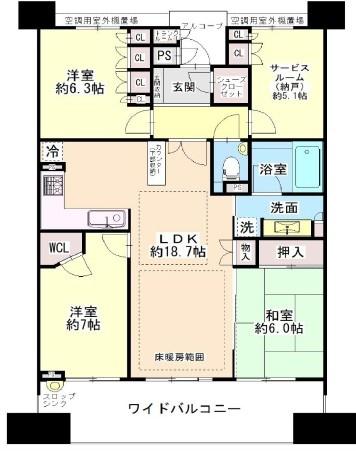 ライオンズマンション茨木ヒルズ　１０階