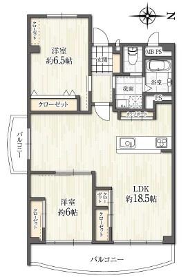 南茨木駅前ハイタウンI棟　９階
