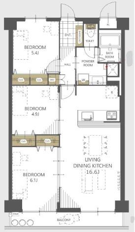 千里丘ビューハイツ　７階