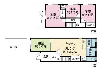 摂津市鶴野４丁目の中古一戸建