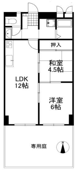 グリーンハイツ紫明園 2階