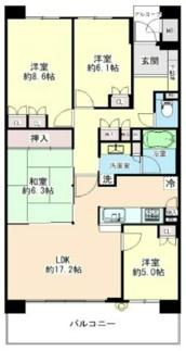 ジオ彩都のぞみ丘ガーデンコートＢ棟　５階