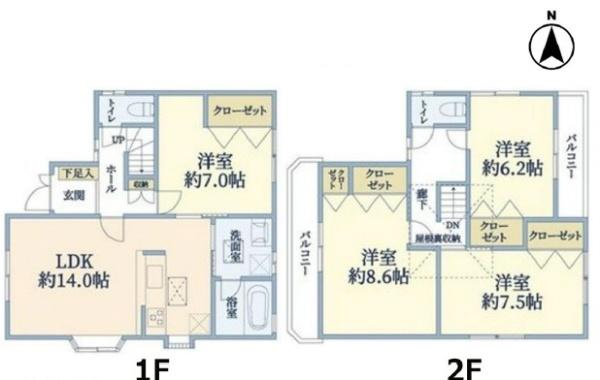 茨木市鮎川1丁目の中古一戸建