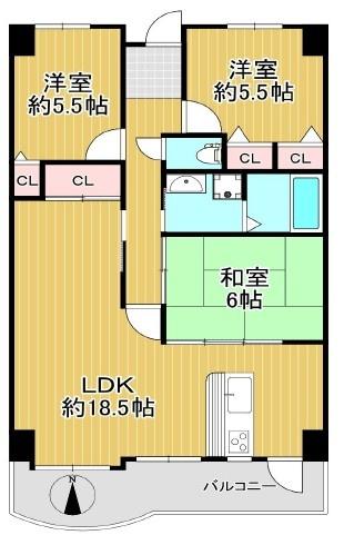 アドリーム千里丘　５階
