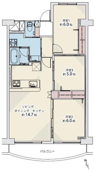 南茨木駅前ハイタウンＫ棟