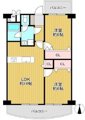 南茨木ハイタウン美沢A棟 11階