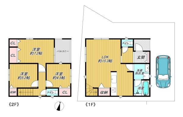 摂津市鳥飼和道第1 新築戸建 7号棟
