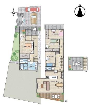 茨木市南春日丘５丁目Ａ号棟　新築戸建