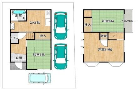 摂津市鳥飼上３丁目の中古一戸建て