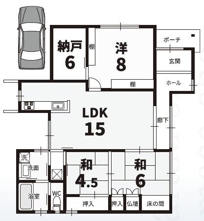 茨木市玉瀬町の中古一戸建て