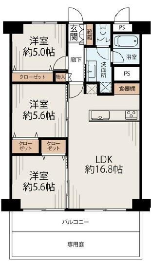 千里丘ビューハイツ　１階