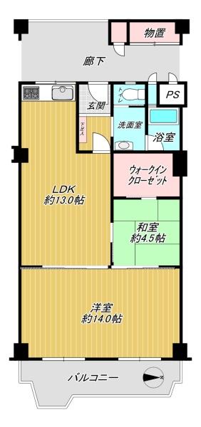 メガロコープ茨木 3階