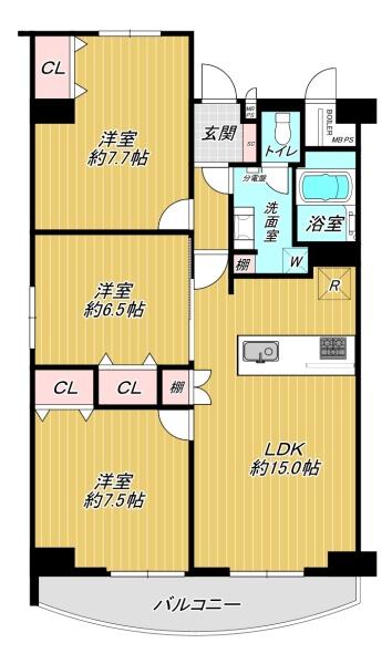 阪急南茨木ハイタウン美沢高層住宅D棟