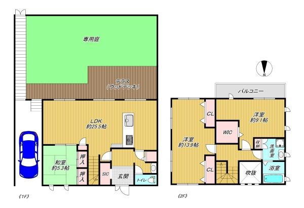 茨木市彩都あさぎ３丁目の中古一戸建て