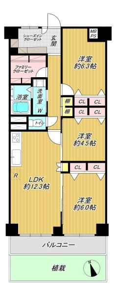 さんくれーる茨木　Ｂ棟