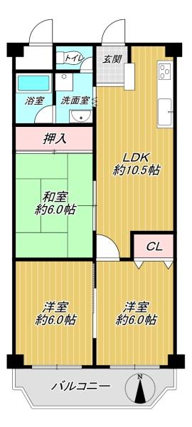 ローレルハイツ茨木総持寺２号棟　９階
