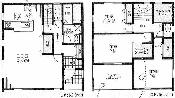 大津市大江４丁目の新築一戸建