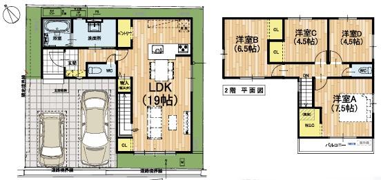 野洲市栄の新築一戸建