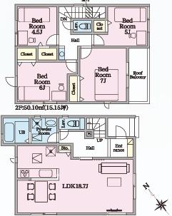 草津市南笠町の新築一戸建