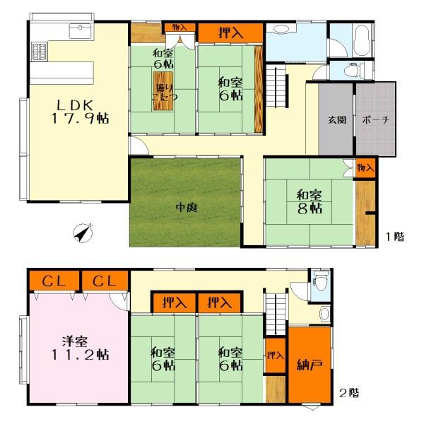 大津市向陽町の中古一戸建て
