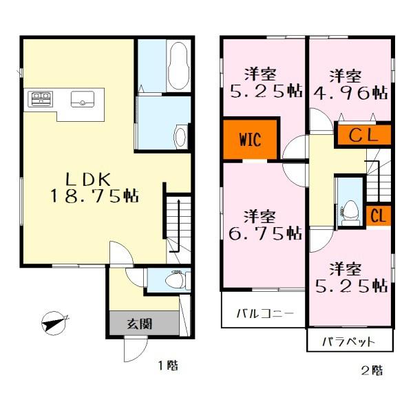 草津市上笠２丁目の新築一戸建