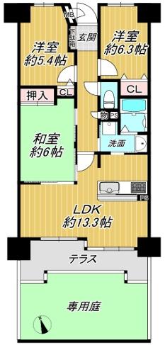 フォルクローレ草津東(間取り)