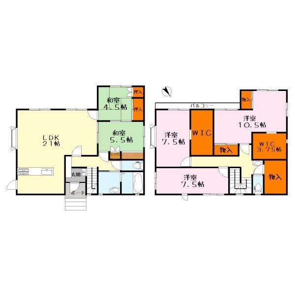 野洲市栄の中古一戸建